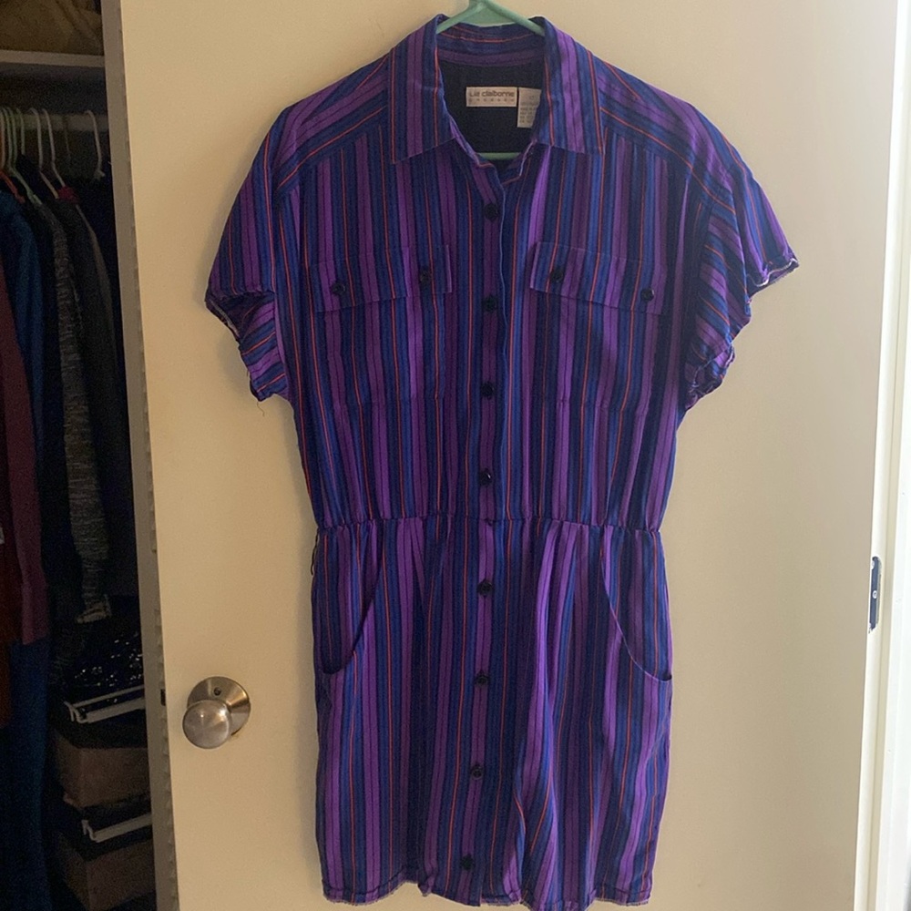 VINTAGE Liz Claiborne Dress 100% Silk